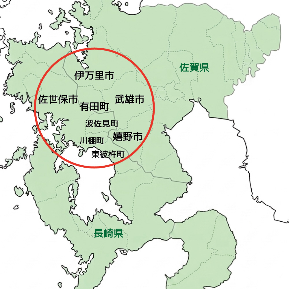 訪問エリアマップ